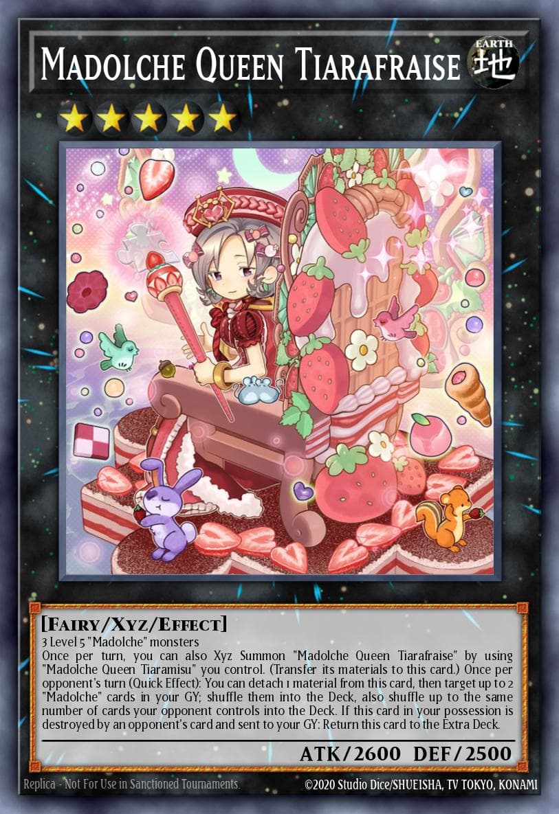 Madolche Queen Tiarafraise 2025 Yu-Gi-Oh! 2025 Mega Pack Tin
