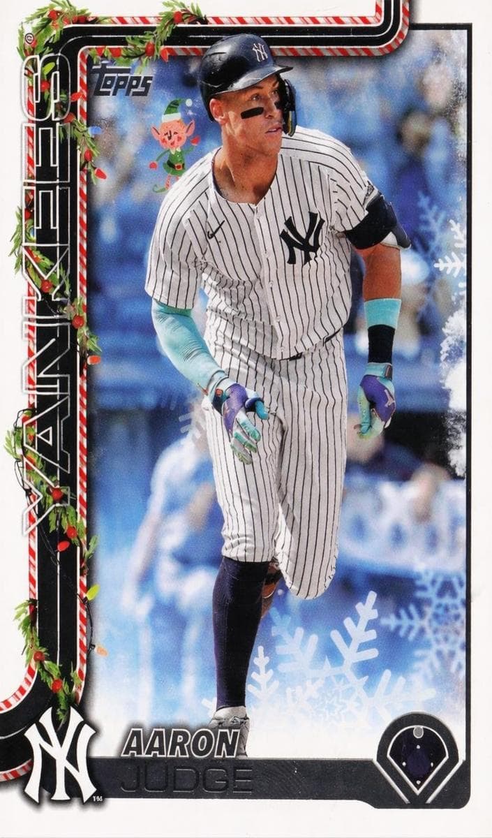 Aaron Judge 2025 topps Topps Holiday