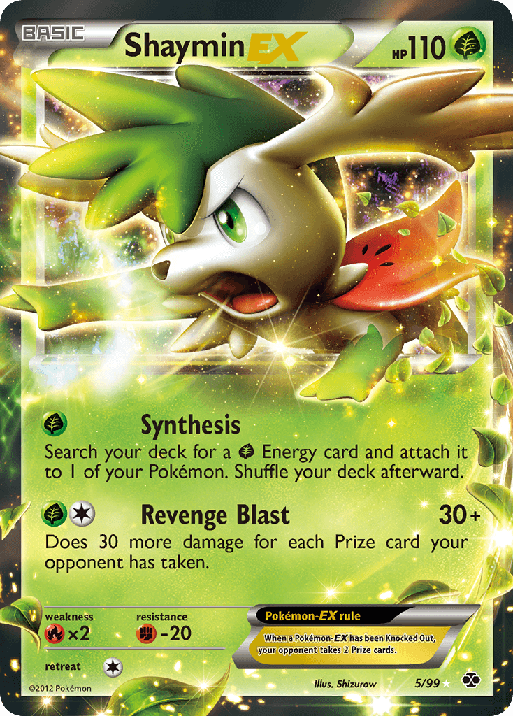 Shaymin EX 2012 Pokemon