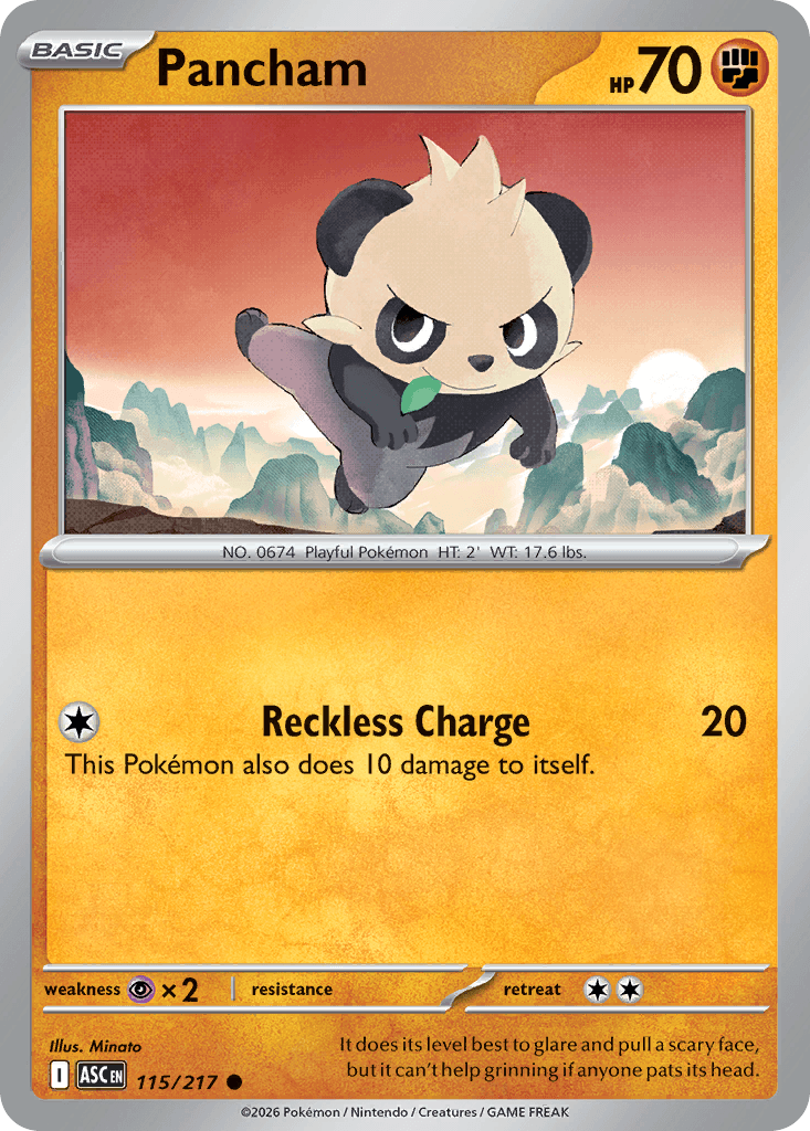 Pancham 2026 Pokemon