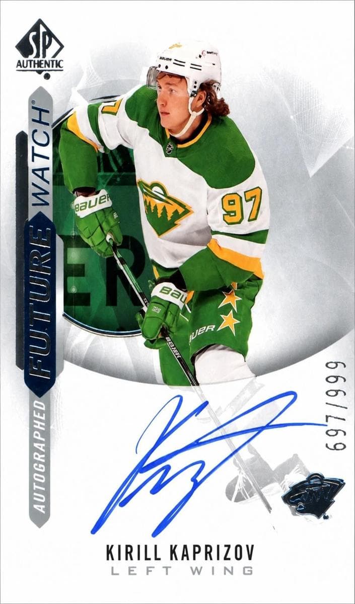 Kirill Kaprizov 2020 unknown SP Authentic