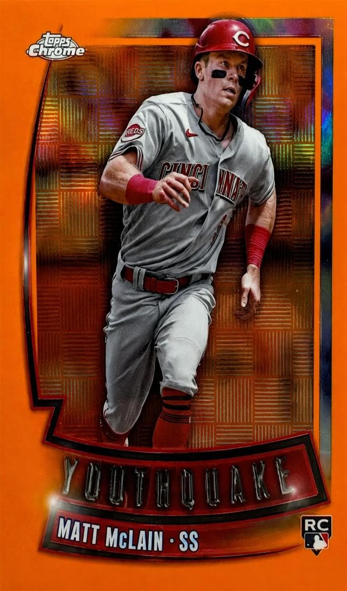 Matt McLain 2023 topps Topps Chrome Update