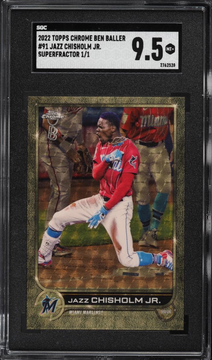 Jazz Chisholm Jr. 2022 topps Topps Chrome