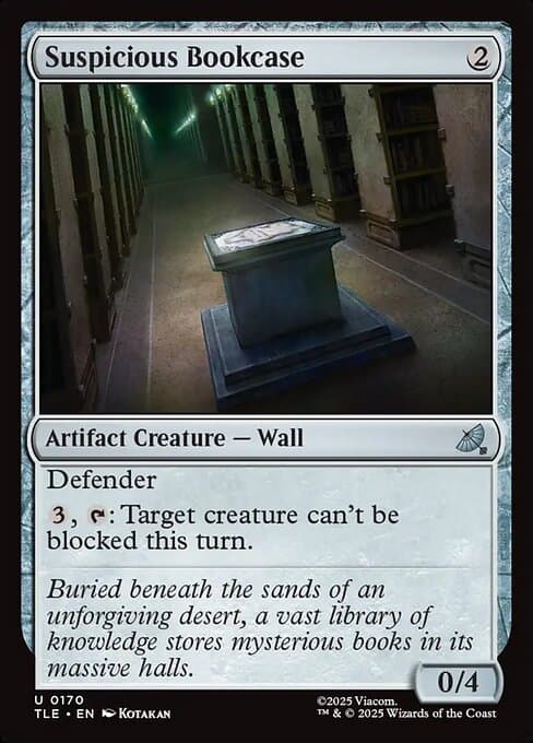 Suspicious Bookcase 2022 Magic: The Gathering Streets of New Capenna