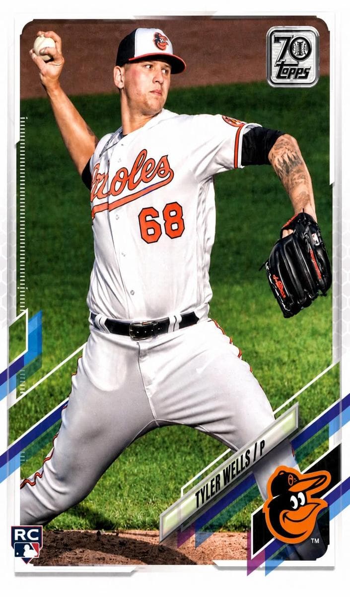 Tyler Wells 2021 topps Topps Update