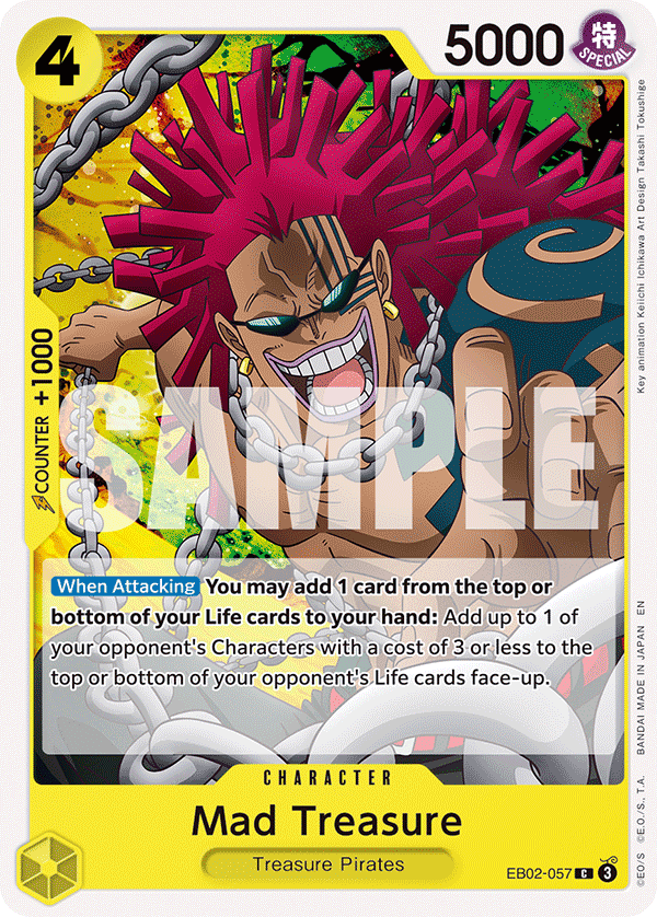 Mad Treasure 2025 One Piece Extra Booster Anime 25th Collection