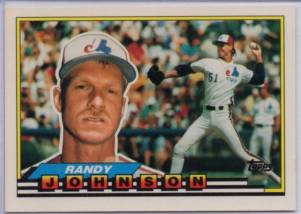Randy Johnson trading card