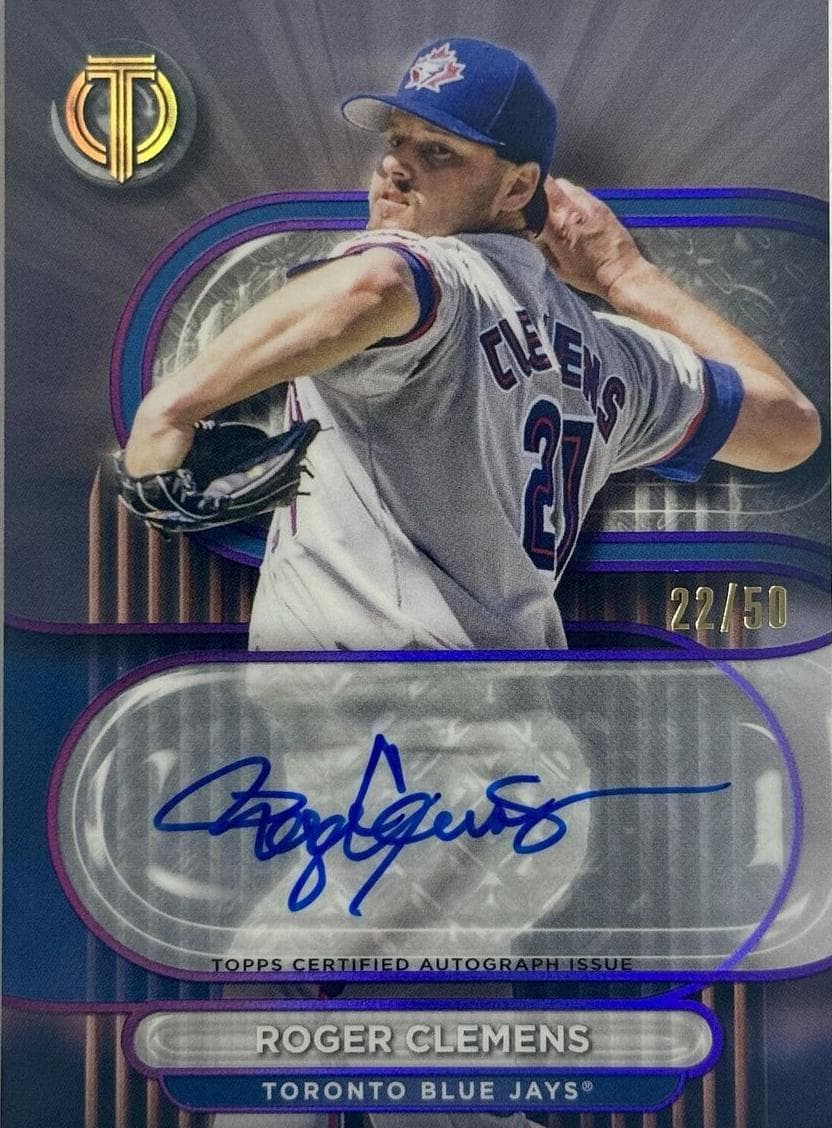 Roger Clemens 2024 topps Topps Tribute