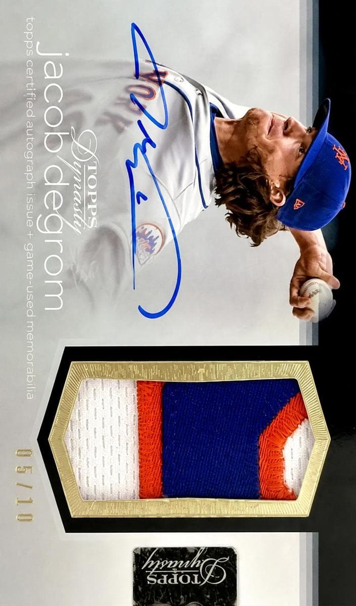 Jacob deGrom 2018 topps Topps Dynasty