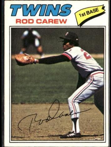 Rod Carew 1977 topps
