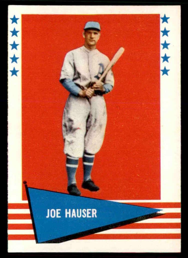 Joe Hauser 1961 fleer Fleer Baseball Greats