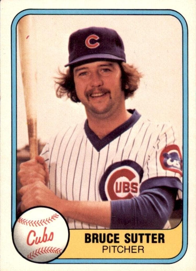 Bruce Sutter 1981 fleer