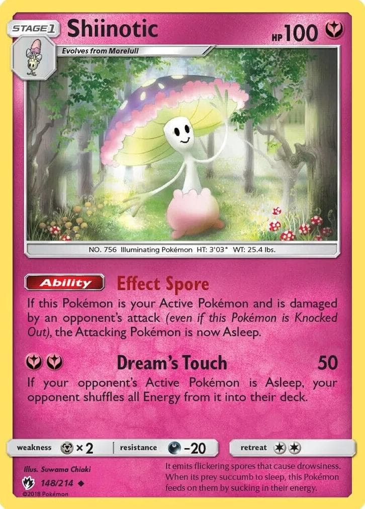 Shiinotic trading card