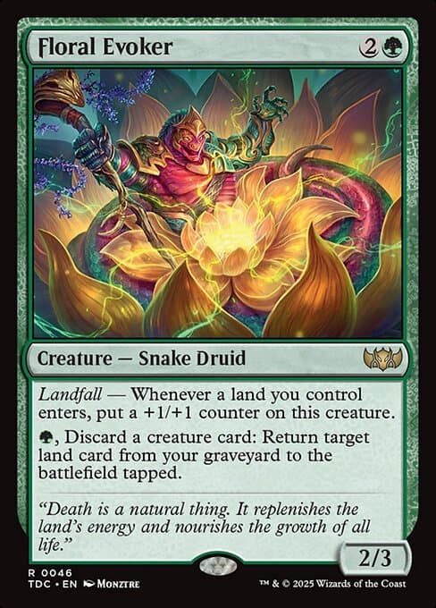 Floral Evoker 2025 Magic: The Gathering