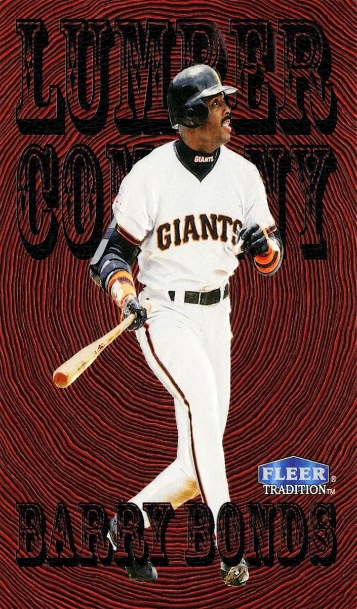 Barry Bonds 1998 fleer Fleer Tradition