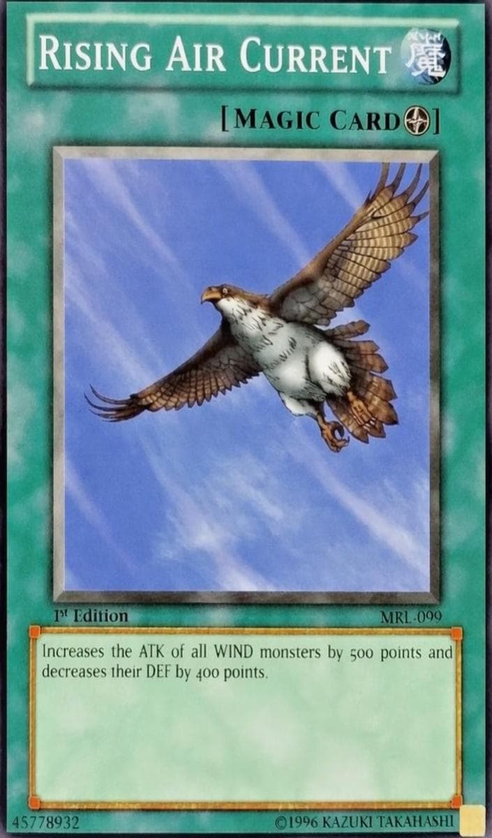 Rising Air Current 2002 Yu-Gi-Oh! Magic Ruler 1st Edition