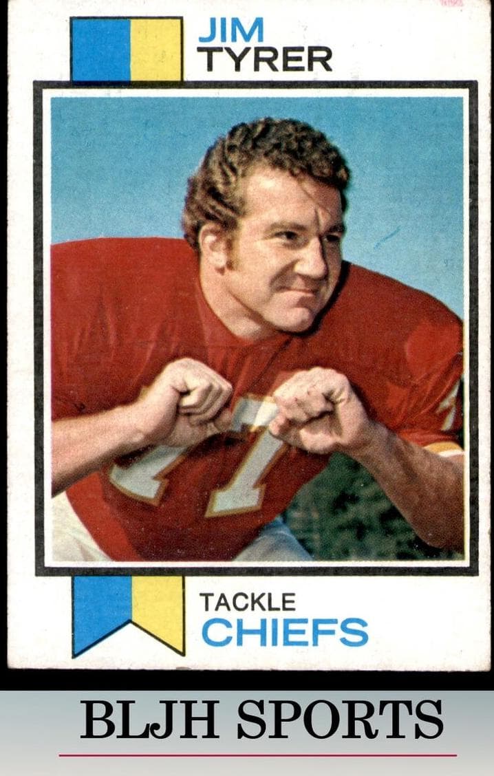 Jim Tyrer 1973 topps Topps
