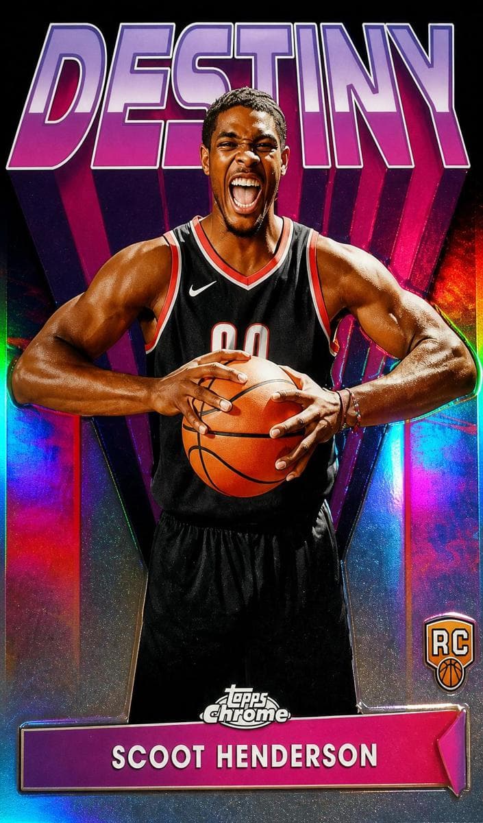 Scoot Henderson 2023 topps Topps Chrome
