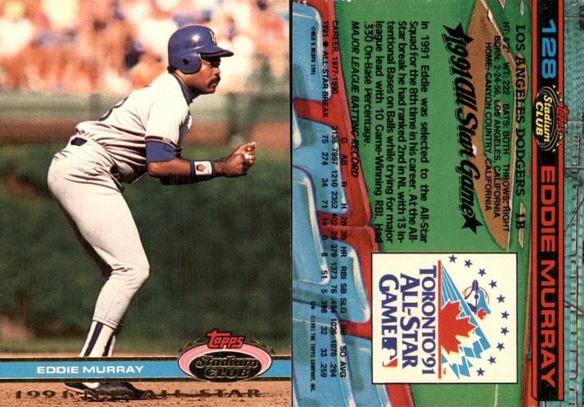 Eddie Murray 1992 unknown