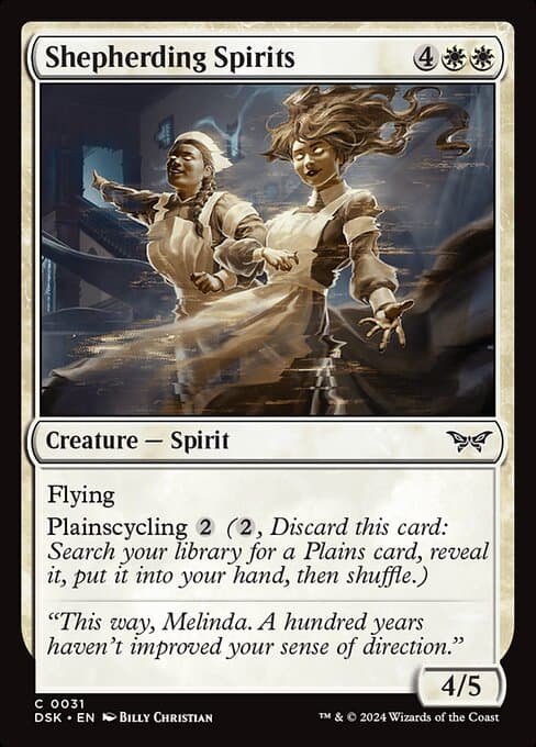 Shepherding Spirits 2024 Magic: The Gathering Duskmourn: House of Horror