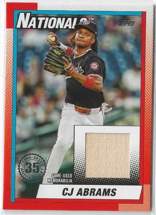 CJ Abrams 2025 topps Topps