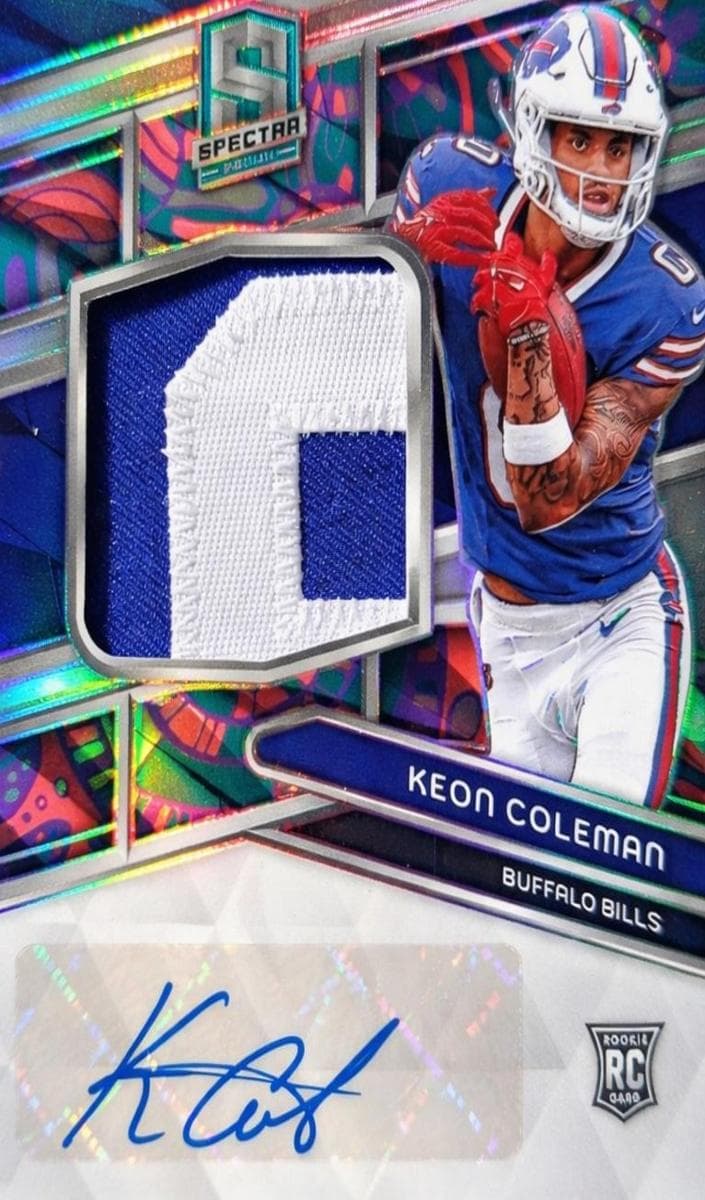 Keon Coleman 2024 panini Panini Spectra