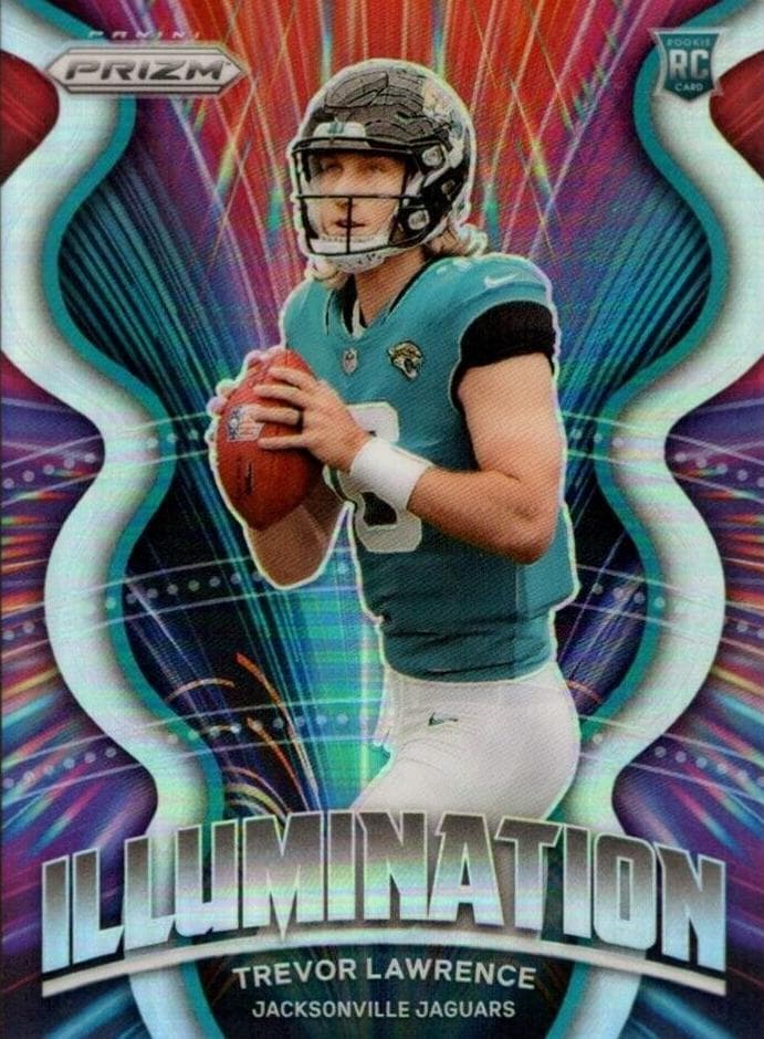 Trevor Lawrence 2021 panini Prizm Color Blast