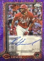 Rece Hinds trading card