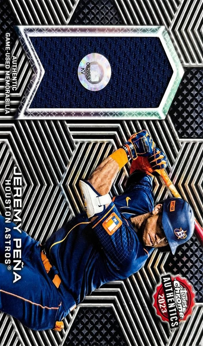 Jeremy Peña 2023 topps Topps Chrome