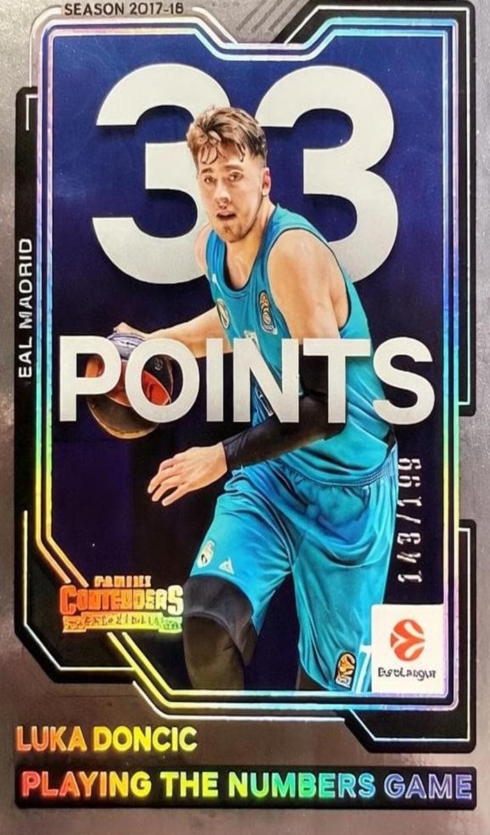 Luka Doncic 2025 panini Panini Contenders EuroLeague