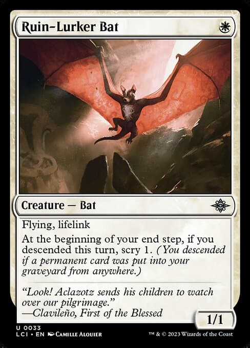 Ruin-Lurker Bat 2023 Magic: The Gathering Lost Caverns of Ixalan