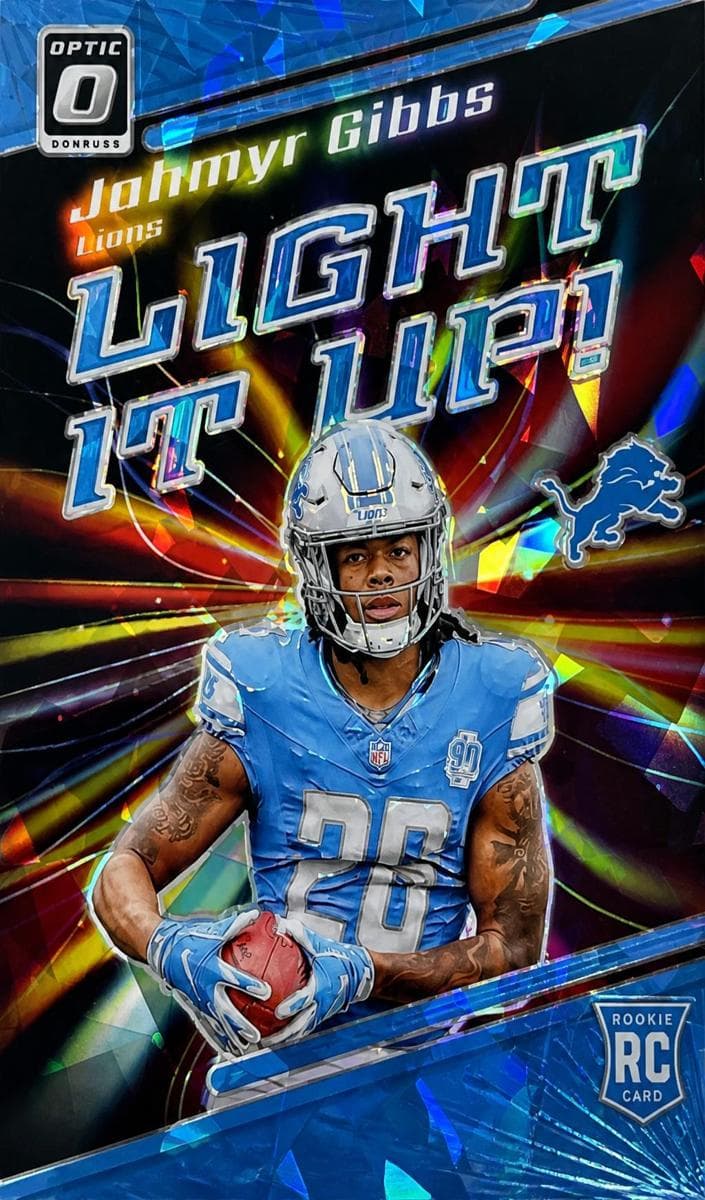 Jahmyr Gibbs 2023 panini Donruss Optic