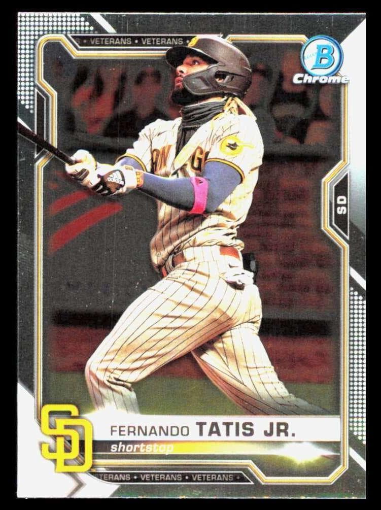Fernando Tatis Jr. 2021 bowman Bowman Chrome
