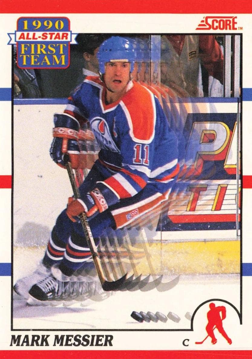 Mark Messier 1990 panini