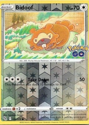 Bidoof 2022 Pokemon