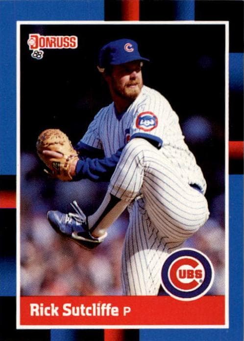 Rick Sutcliffe 1988 panini Donruss
