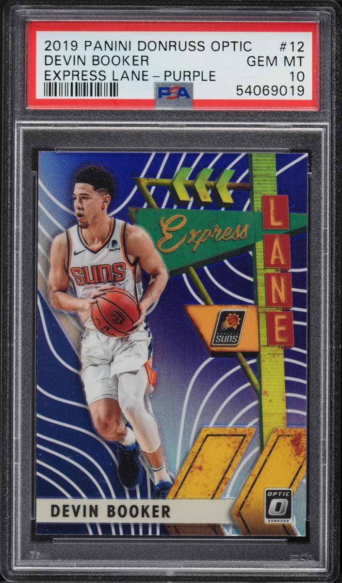 Devin Booker 2019 panini Donruss Optic