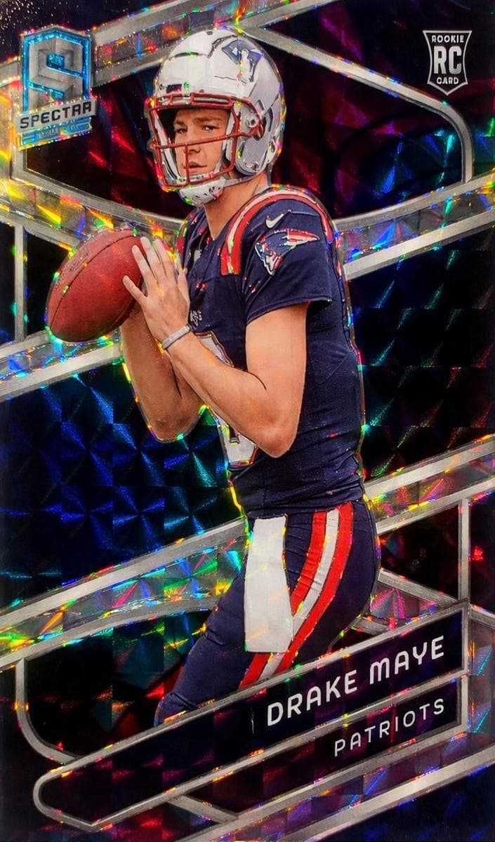 Drake Maye 2024 Panini Select rookie card