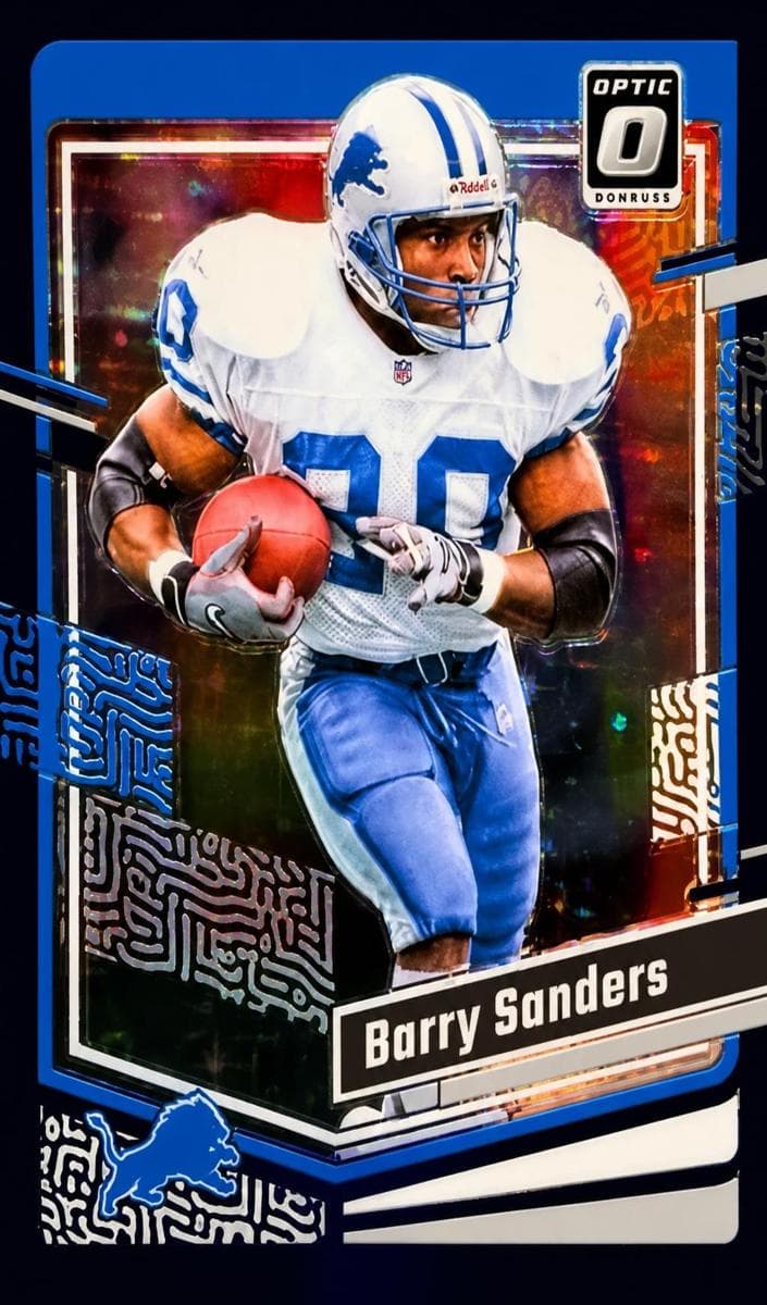 Barry Sanders 2023 panini Donruss Optic