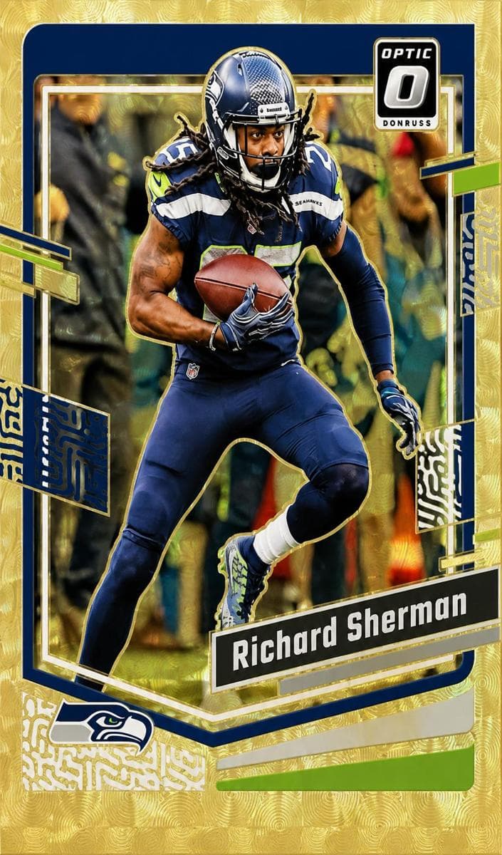 Richard Sherman 2023 panini Donruss Optic