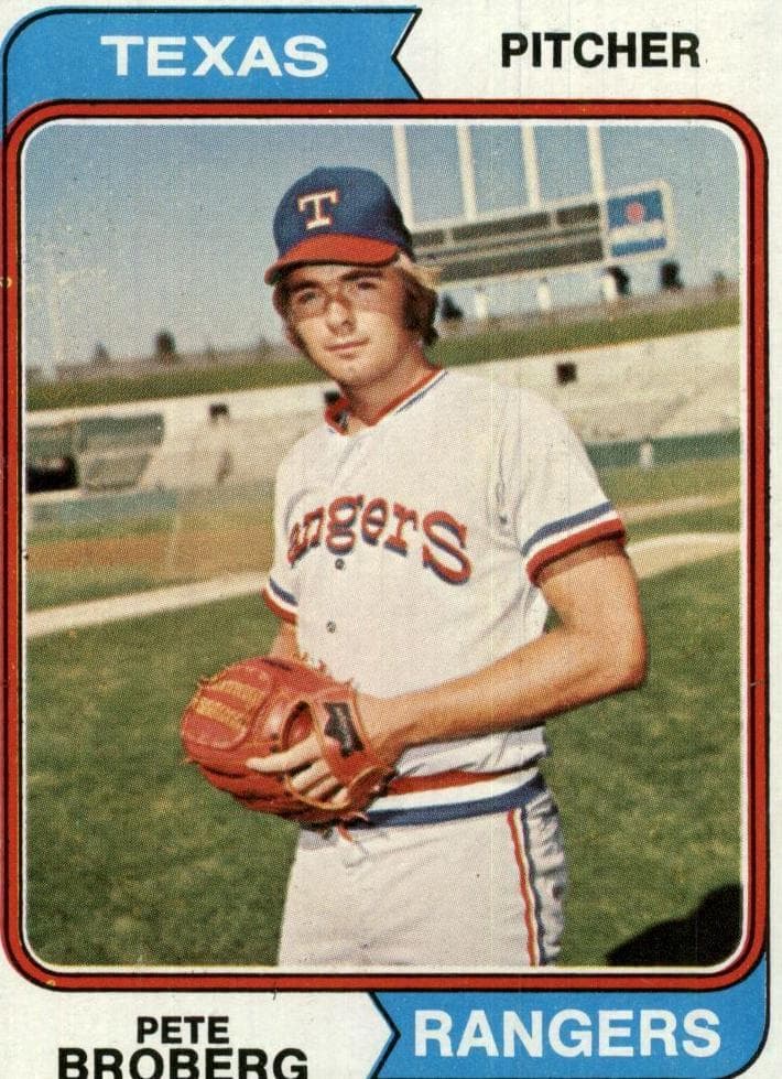 Pete Broberg 1974 topps Topps