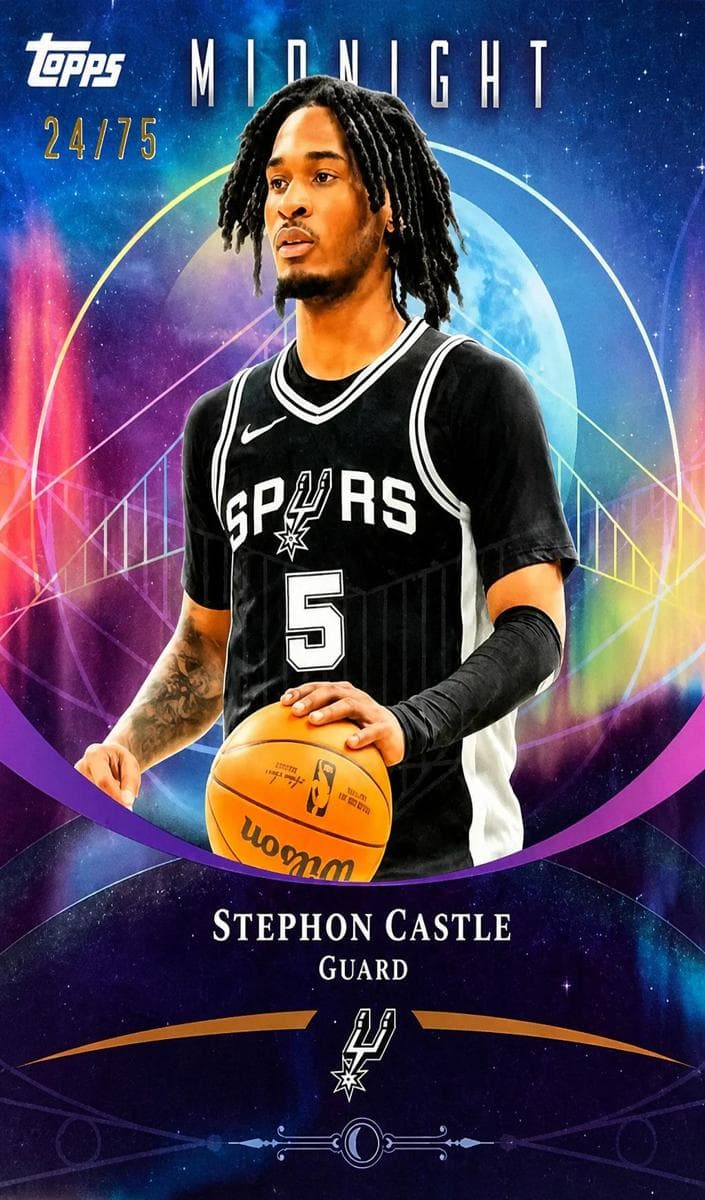 Stephon Castle 2025 topps Topps Midnight