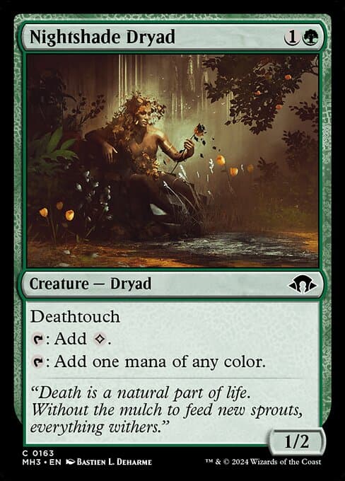 Nightshade Dryad 2024 Magic: The Gathering Modern Horizons 3