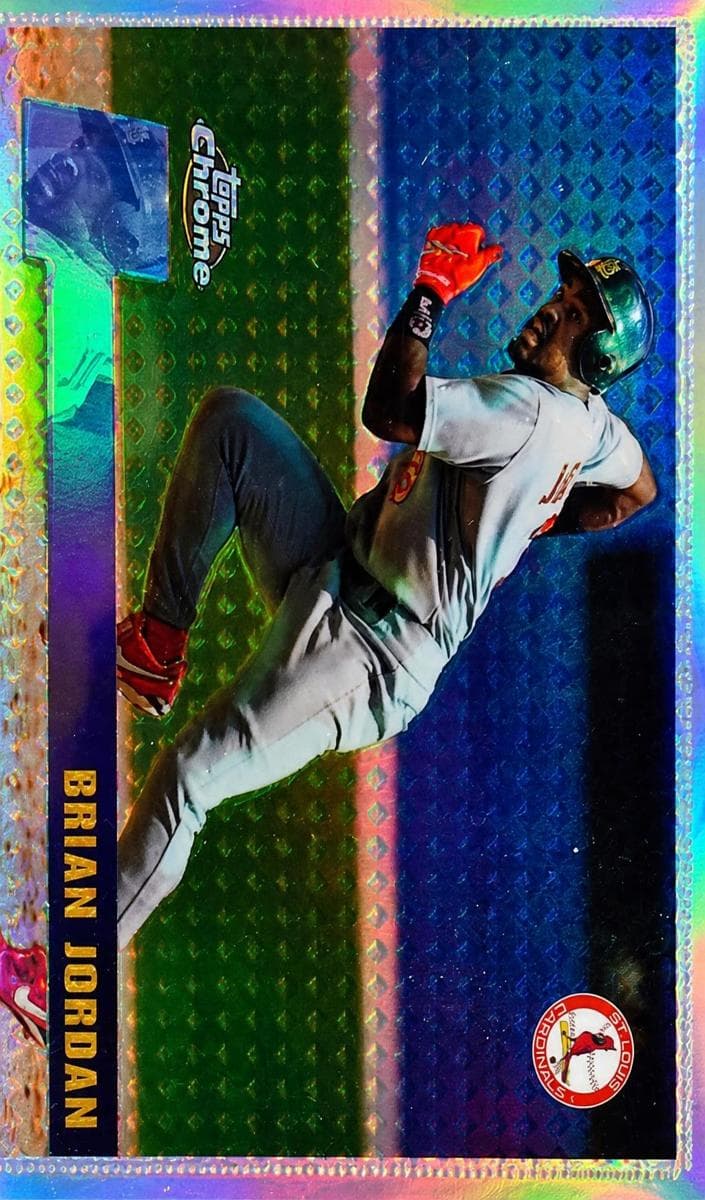 Brian Jordan 1996 topps Topps Chrome