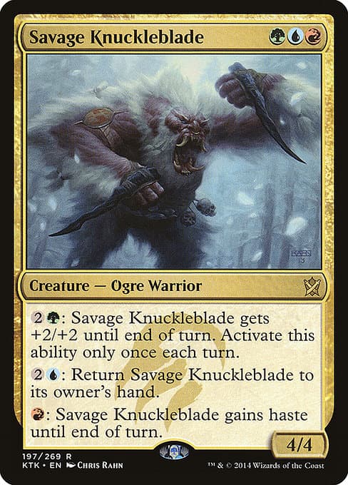 Savage Knuckleblade 2020 Magic: The Gathering The List Reprints
