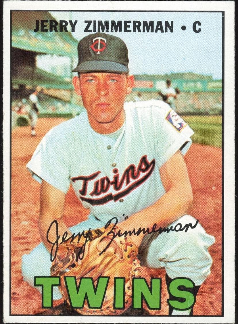 Jerry Zimmerman 1967 topps Topps