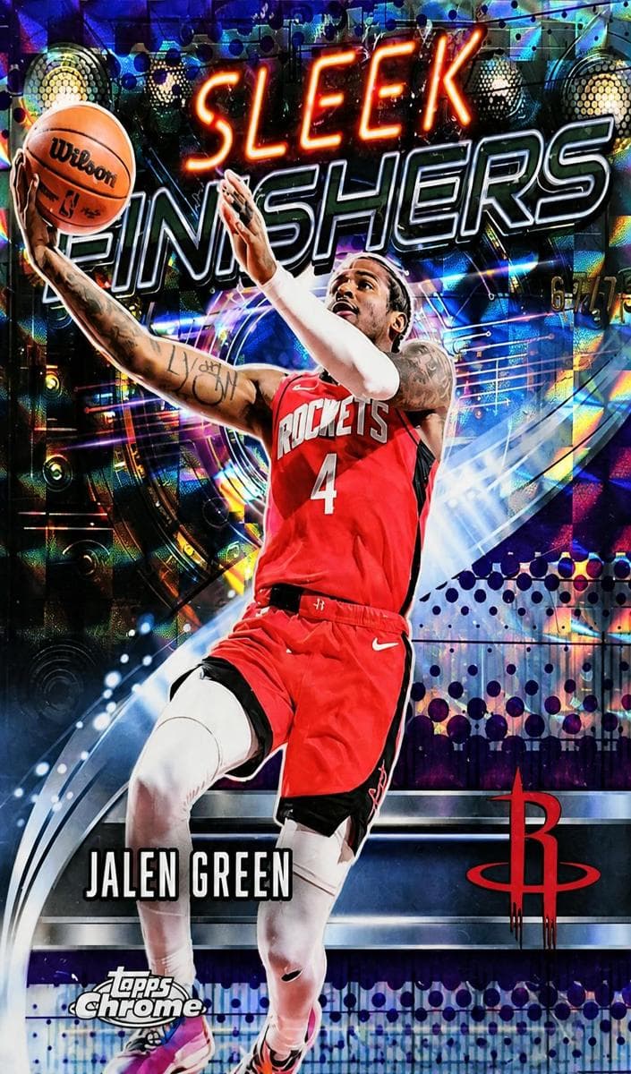 Jalen Green 2025 topps Topps Chrome