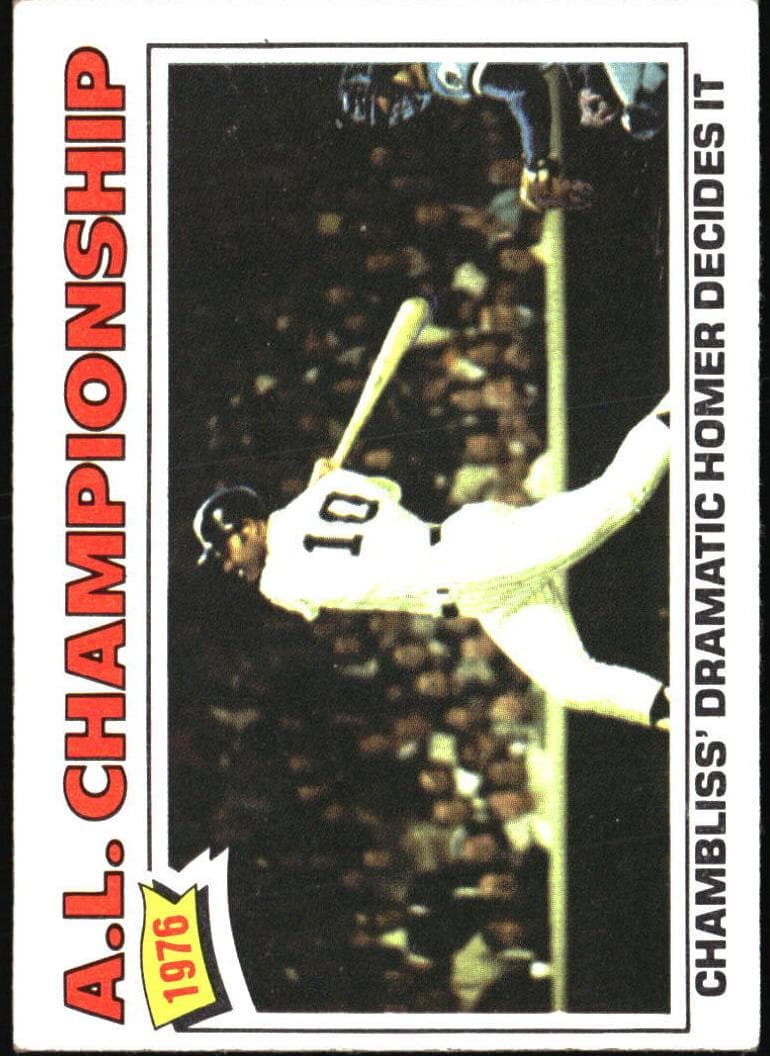 1976 A.L. Championship 1977 topps Topps