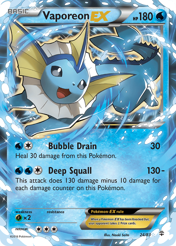 Vaporeon EX #24