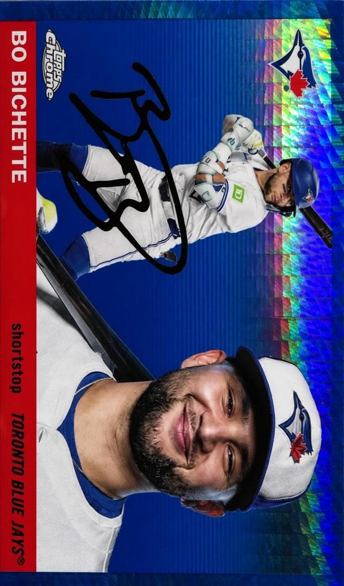 Bo Bichette 2025 topps Topps Chrome Platinum